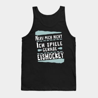 Eishockey Puck Body Check Eisstadion Schläger Tank Top